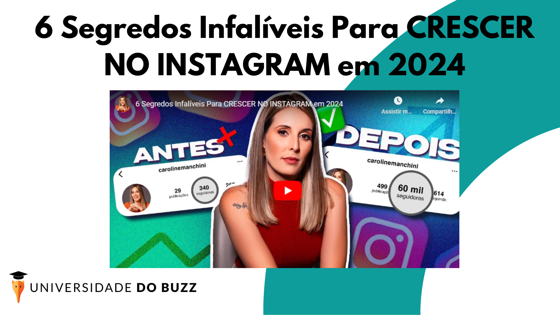 6 Segredos Infalíveis Para CRESCER NO INSTAGRAM em 2024