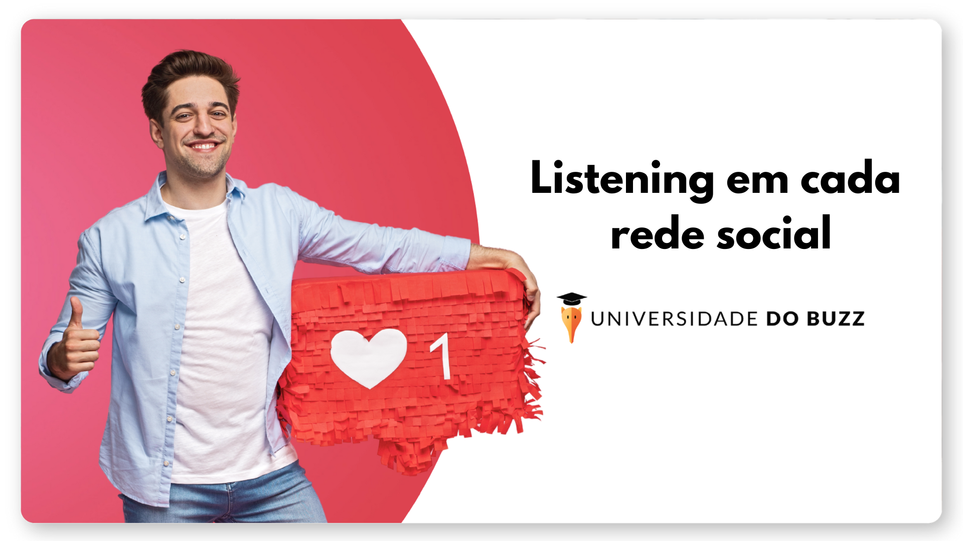 Possibilidades de listening de cada rede social.