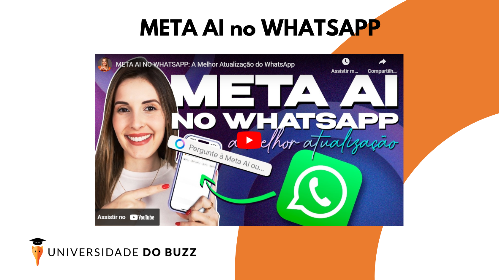 META AI NO WHATSAPP: A Melhor Atualização do WhatsApp